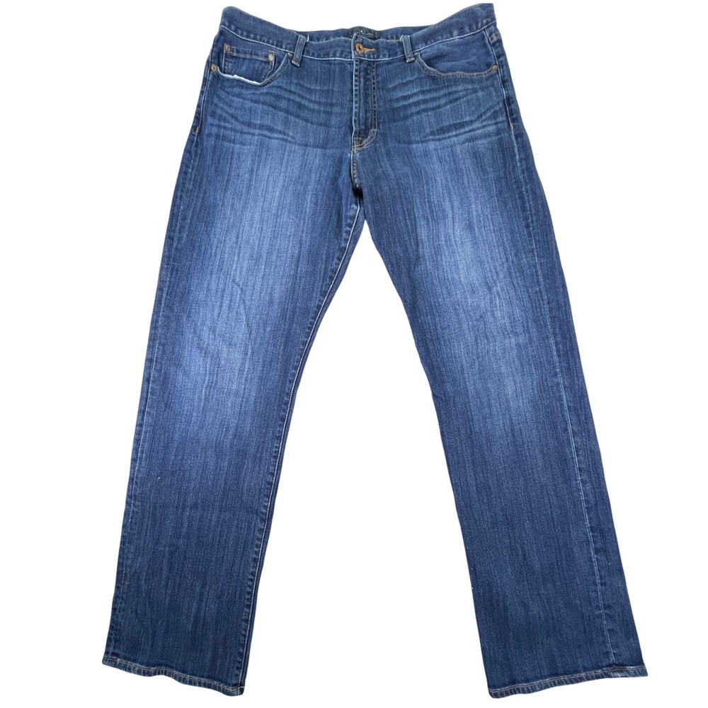 Lucky Brand Jeans Mens 38x34 Blue 181 Relaxed Straight Denim Pants Medium Wash